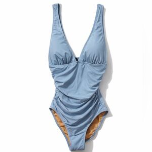 J Crew Blue One Piece Bathing Suit